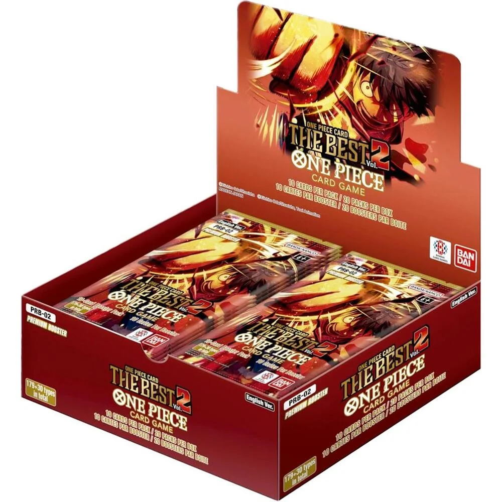 One Piece Card Game – Premium Booster: The Best Vol. 2 Booster Box (PRB-02) (English)